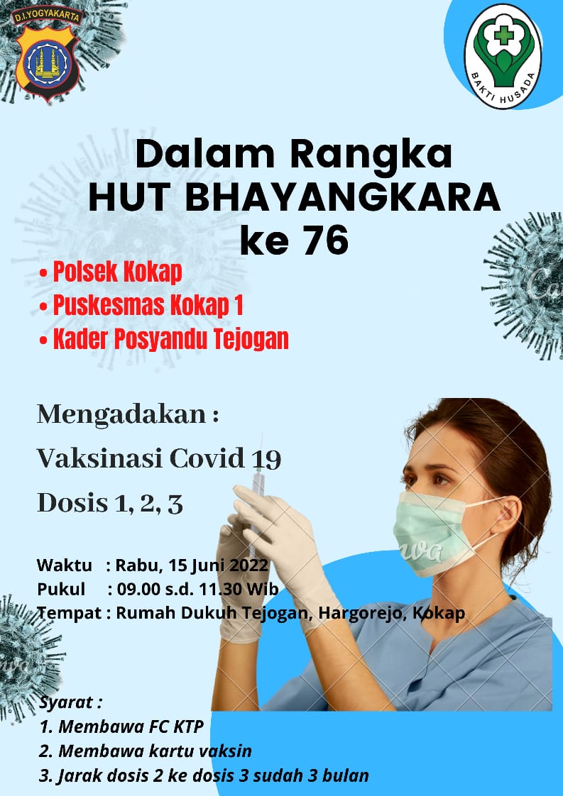 Penyelenggaraan Vaksin Dalam Rangka Hari Bhayangkara Ke 76